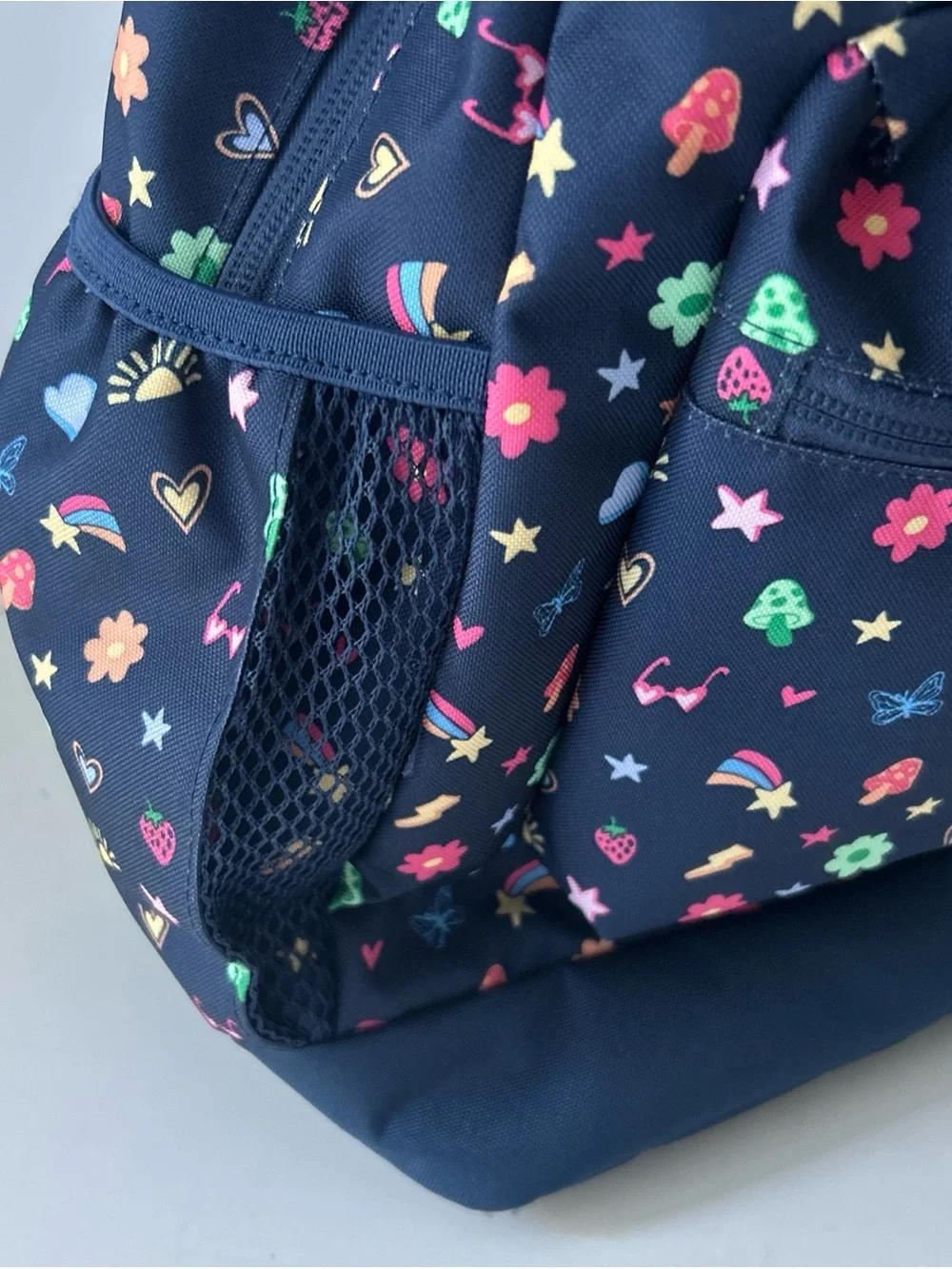 17” JanSport Kids' Navy Rainbow Icons Electric Backpack Like New WOT - Picture 13 of 16